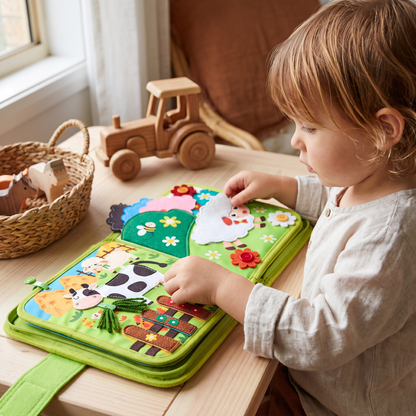 Farm Animal Story Book with Colorful Illustrations and Repetitive Language for Toddlers