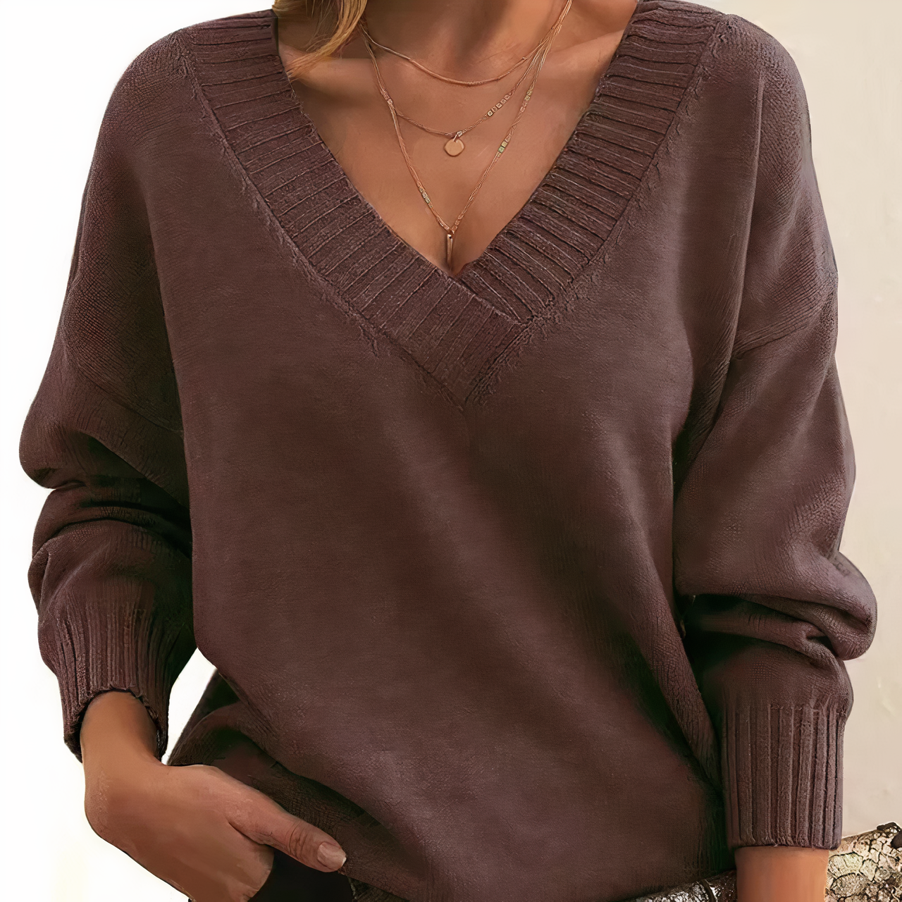 Sophie Luxurious Knit Sweater