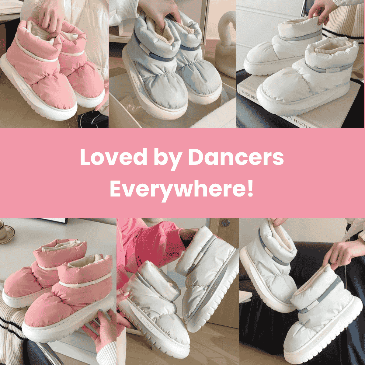 Puffy Cushioned Winter Booties