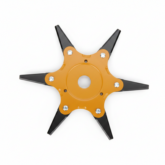 Steel Blade Trimmer Head with 360 Degree Coverage and Reinforced Construction