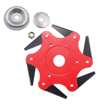 Steel Blade Trimmer Head with 360 Degree Coverage and Reinforced Construction