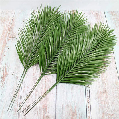 Artificial Palm Leaves for Party Decor and Events, Set of 12