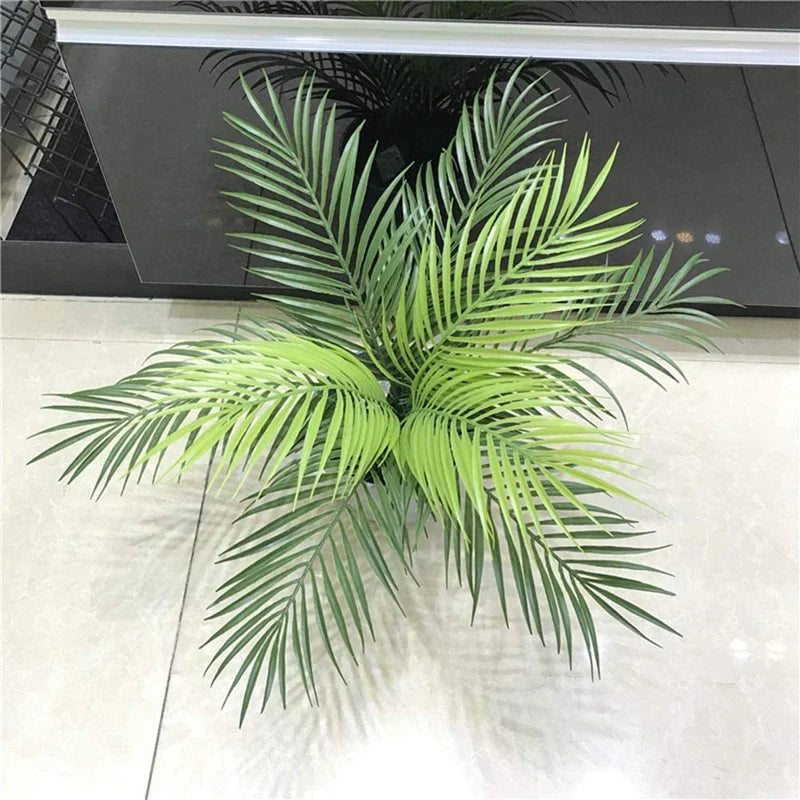 Artificial Palm Leaves for Party Decor and Events, Set of 12