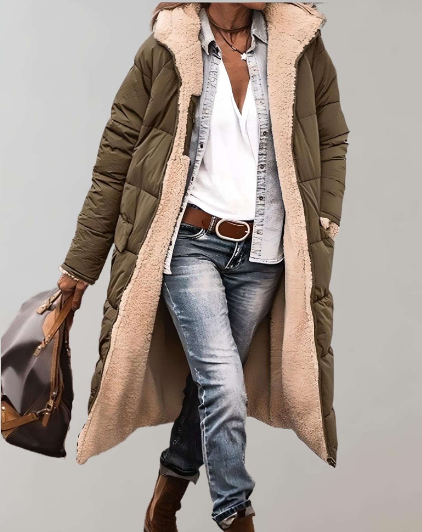 Luna Quilted Full-Length Puffer