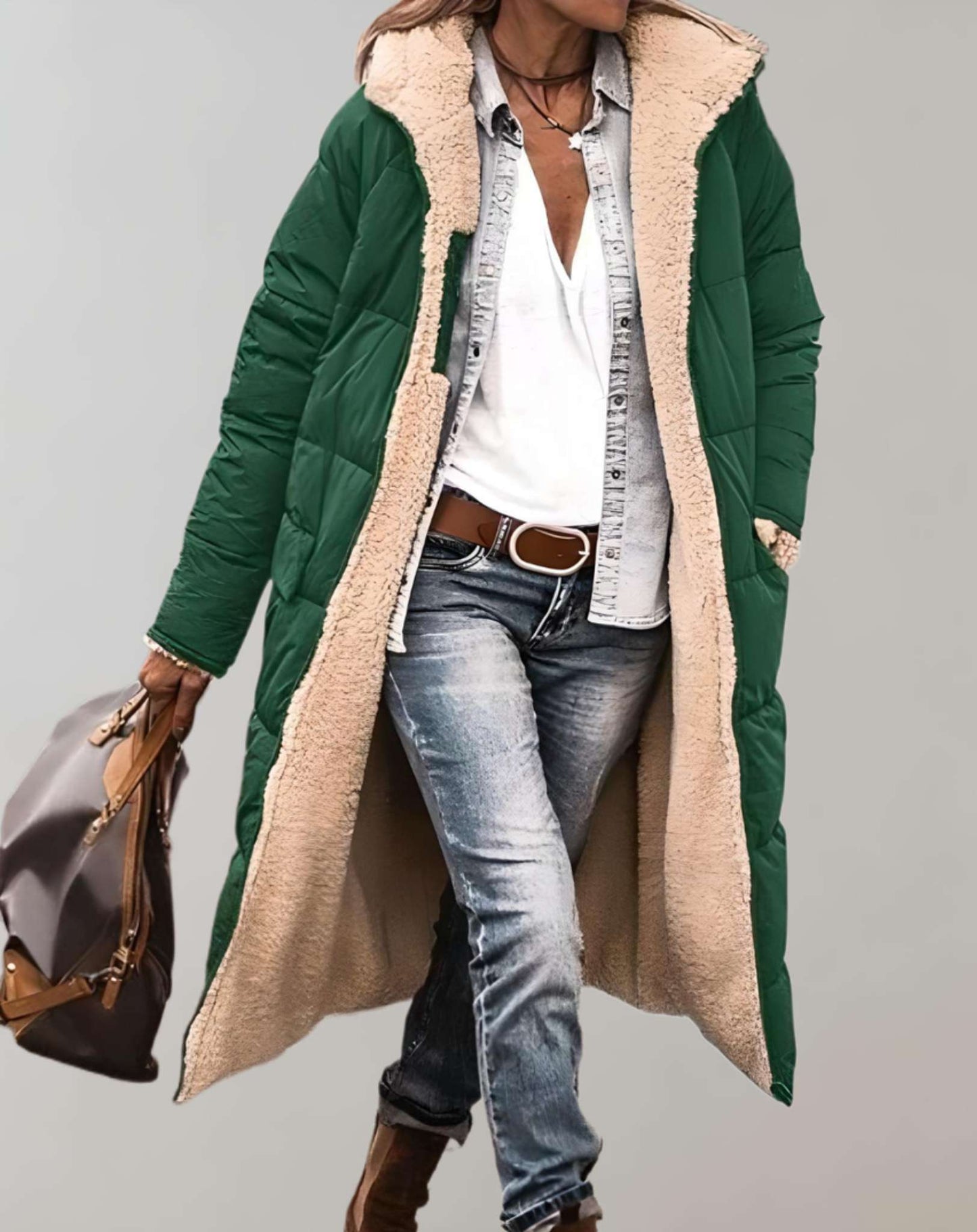 Luna Quilted Full-Length Puffer