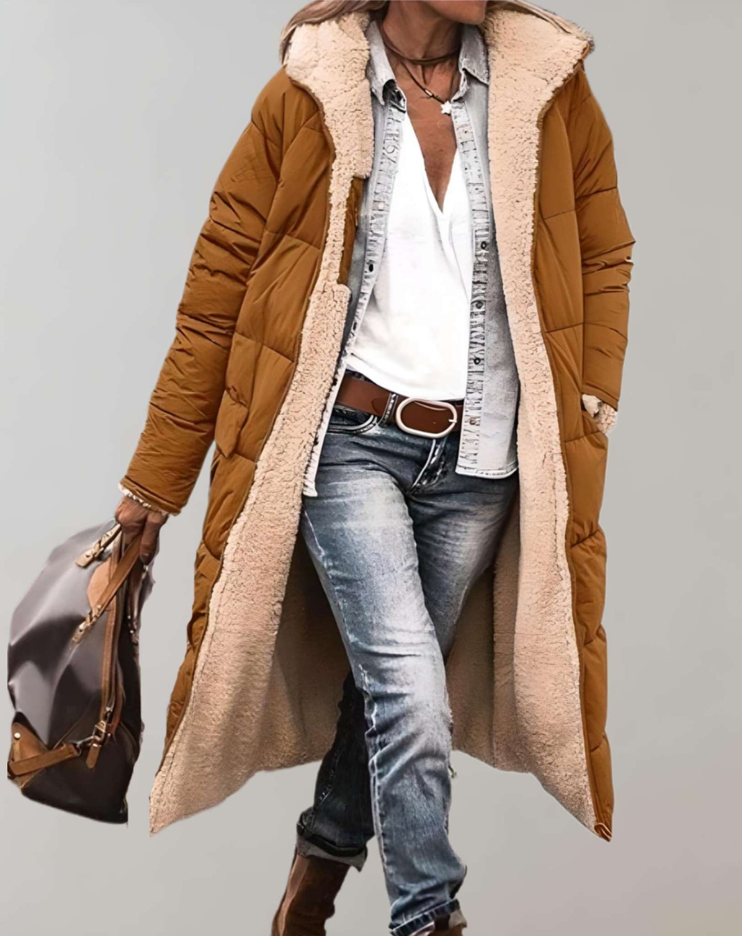 Luna Quilted Full-Length Puffer