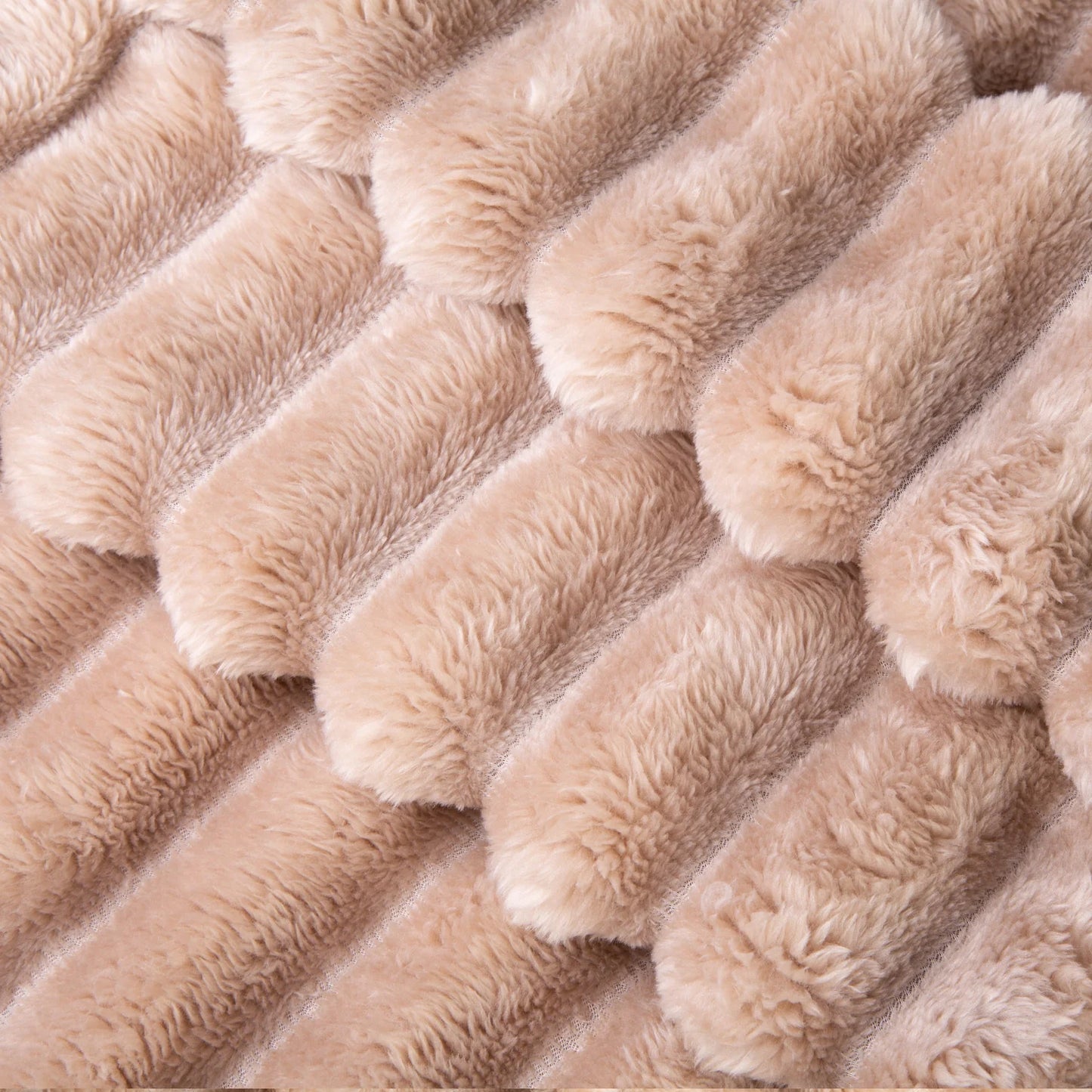 Premium Plush Knitted Blanket  for Sofa & Bed