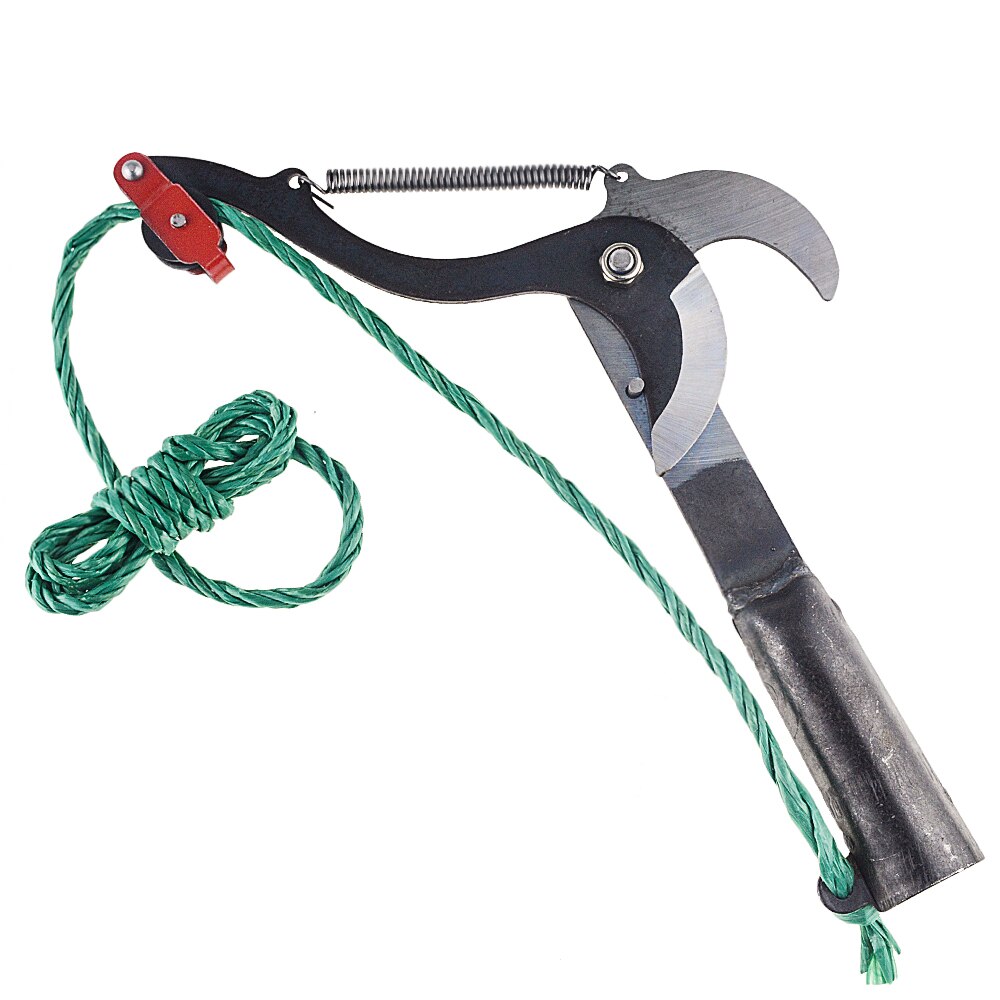 Extension Pruning Shears with Rope Pulley System and High Carbon Steel Blade
