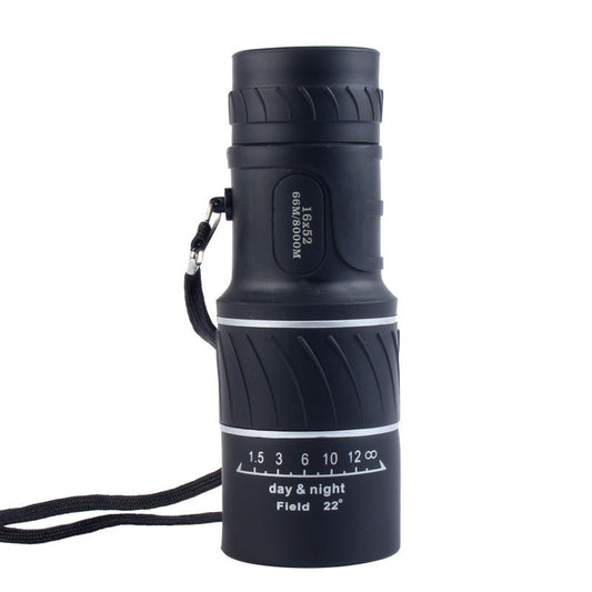 12x Monocular with Optical Glass Lens and Water Resistant Housing for Wildlife Viewing