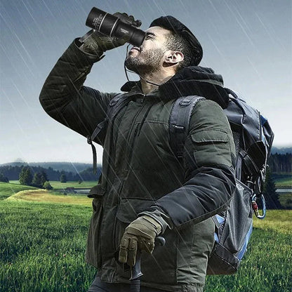 12x Monocular with Optical Glass Lens and Water Resistant Housing for Wildlife Viewing