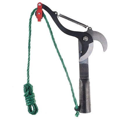 Extension Pruning Shears with Rope Pulley System and High Carbon Steel Blade