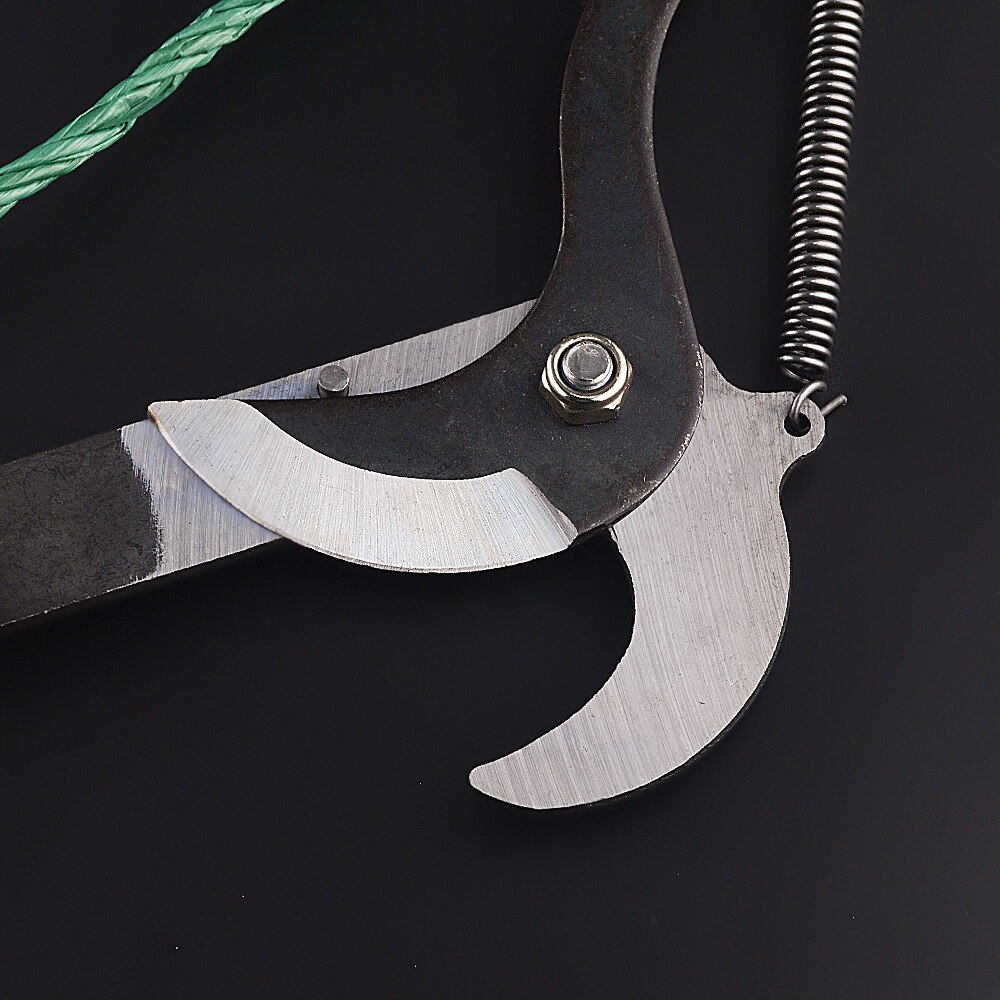 Extension Pruning Shears with Rope Pulley System and High Carbon Steel Blade