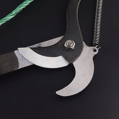 Extension Pruning Shears with Rope Pulley System and High Carbon Steel Blade