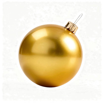 Inflatable Sphere for Seasonal Yard Displays with Mounting Hardware and Rope