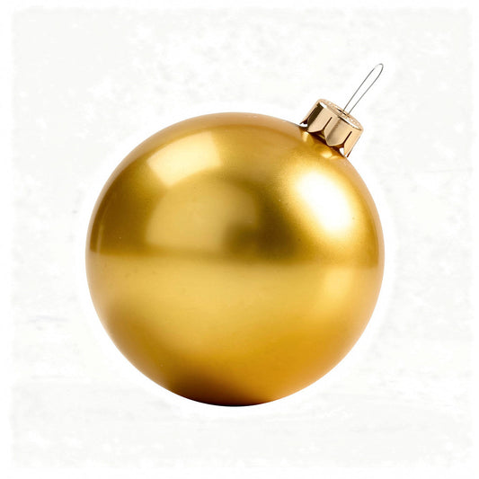Inflatable Sphere for Seasonal Yard Displays with Mounting Hardware and Rope