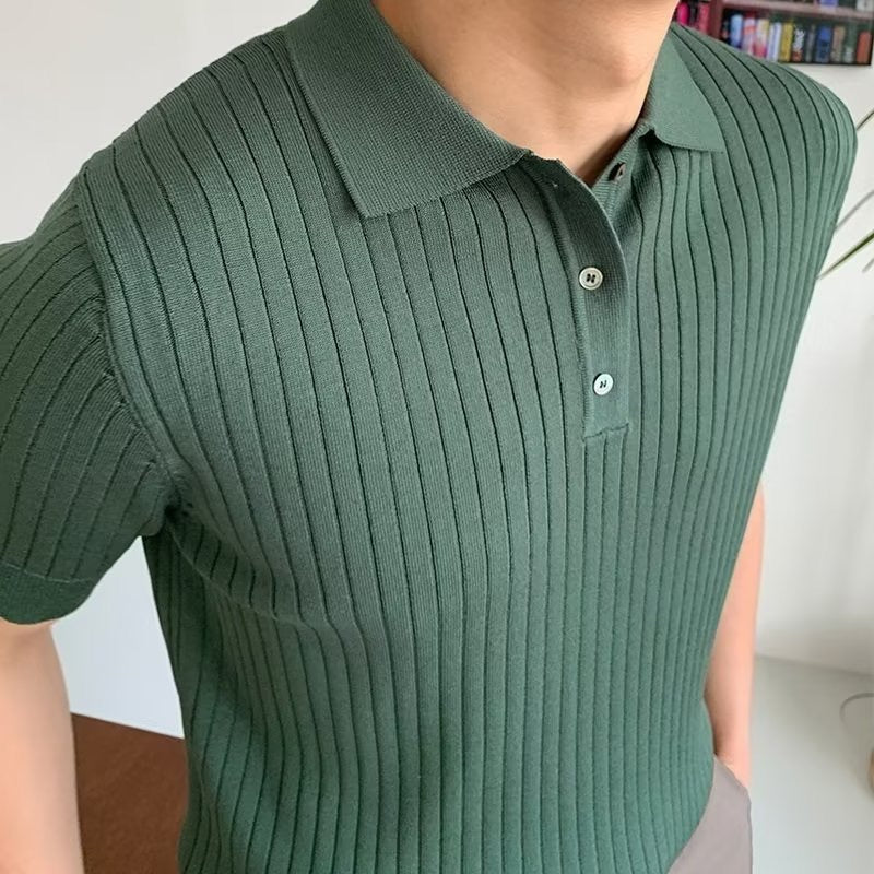Gimcheon Knitted Polo Shirt