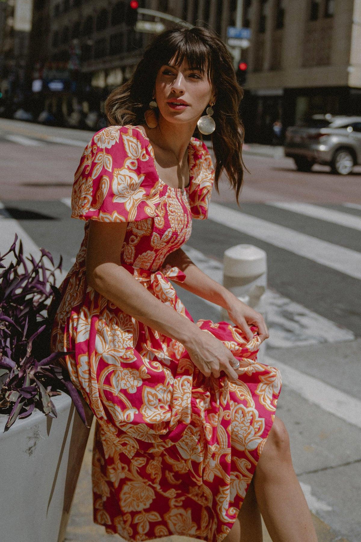 Luna Poplin Ankle Dress