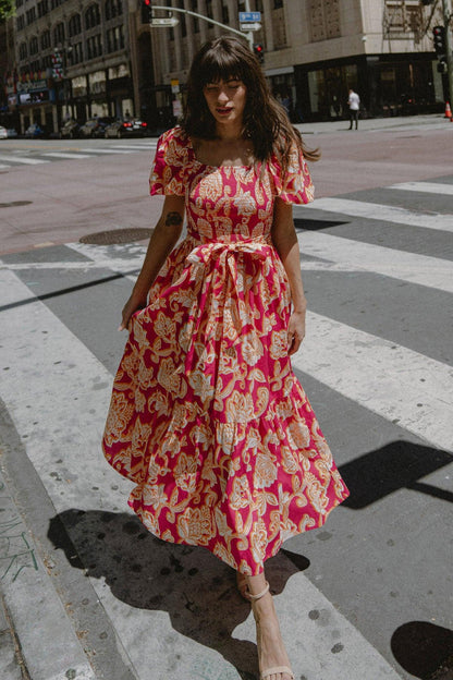 Luna Poplin Ankle Dress
