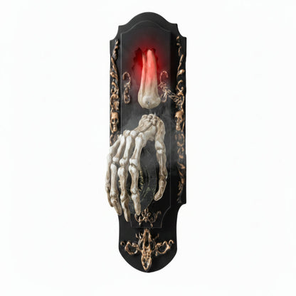 Motion Sensor Doorbell Prop with Sound and Light Effects for Halloween Decorations