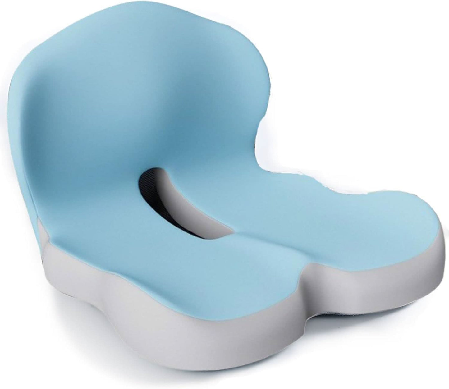 Memory Foam Seat Cushion with Anti Slip Base and Washable Cover