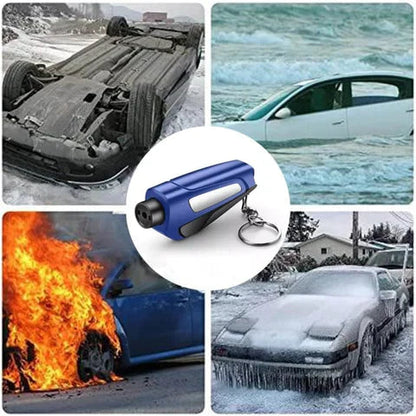 Emergency Car Safety Hammer with Glass Breaker and Seatbelt Cutter Tool