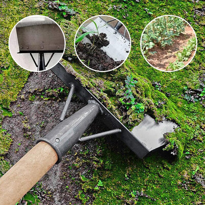 Adjustable Cleaning Shovel with Three-Mode Head and Saw Blade Steel