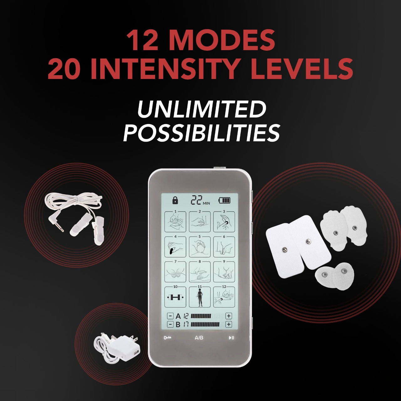 Verve TENS Unit and EMS Muscle Stimulator