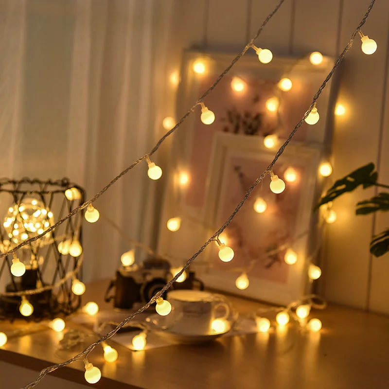 Solar Fairy String Lights with 200 LEDs and Automatic Dusk-to-Dawn Sensor, 20m