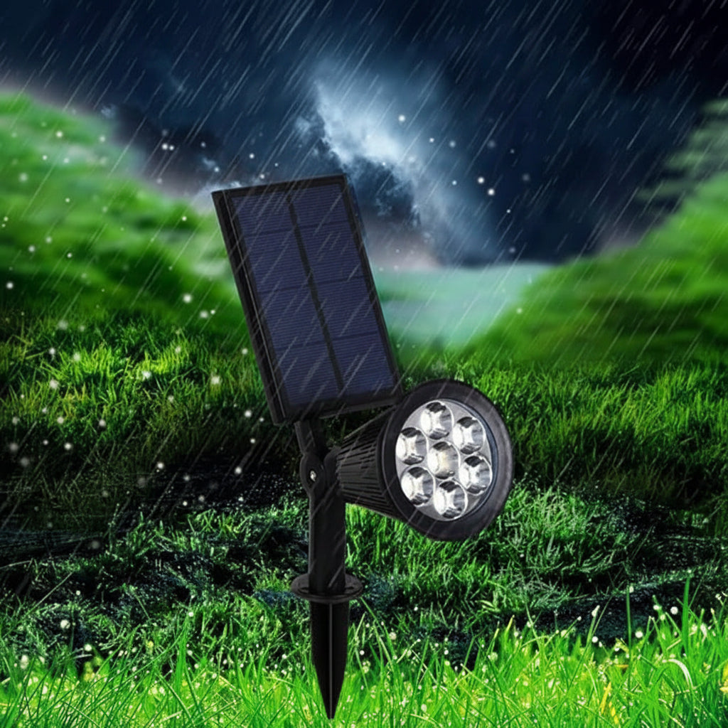 Solar Garden Spotlight  9-Color LED Adjustable Landscape Light - Product detail 8