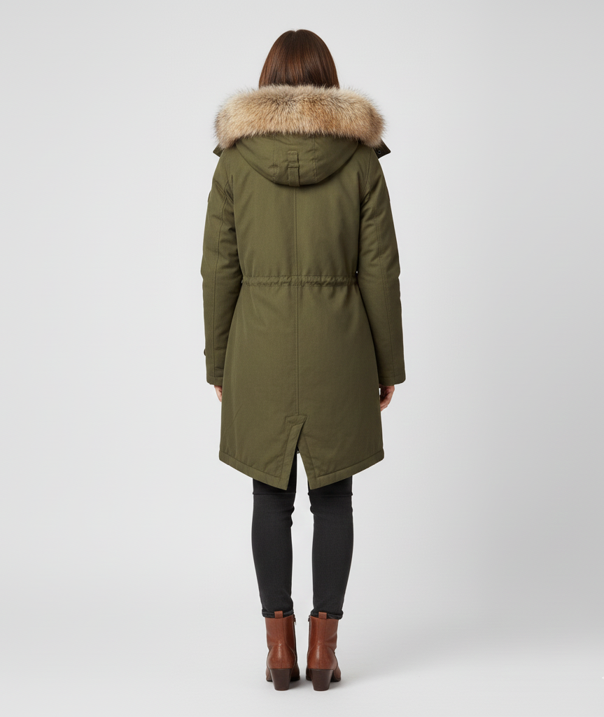 Synthetic Fur Women's Parka
