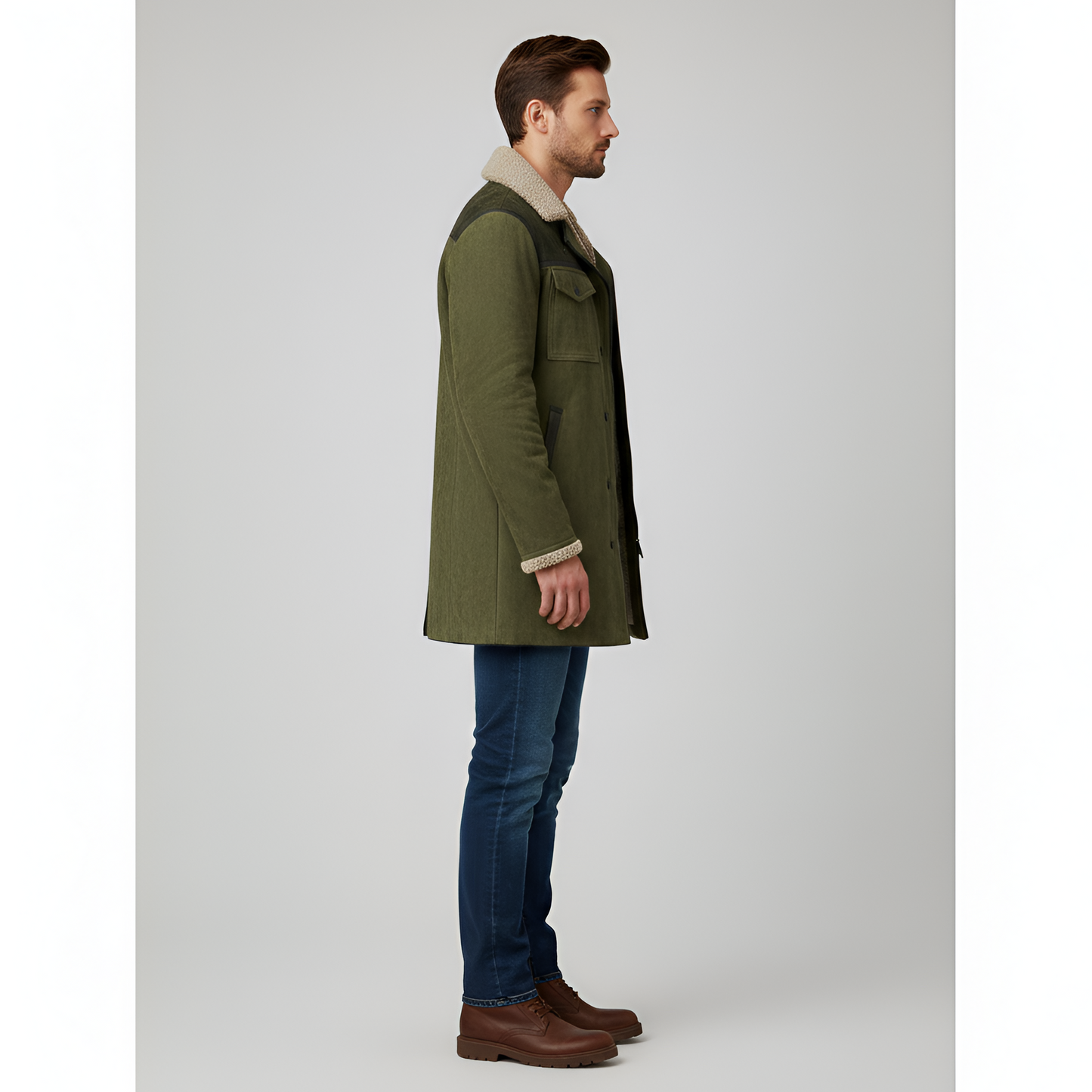 Fleece Lined Men's Jacket