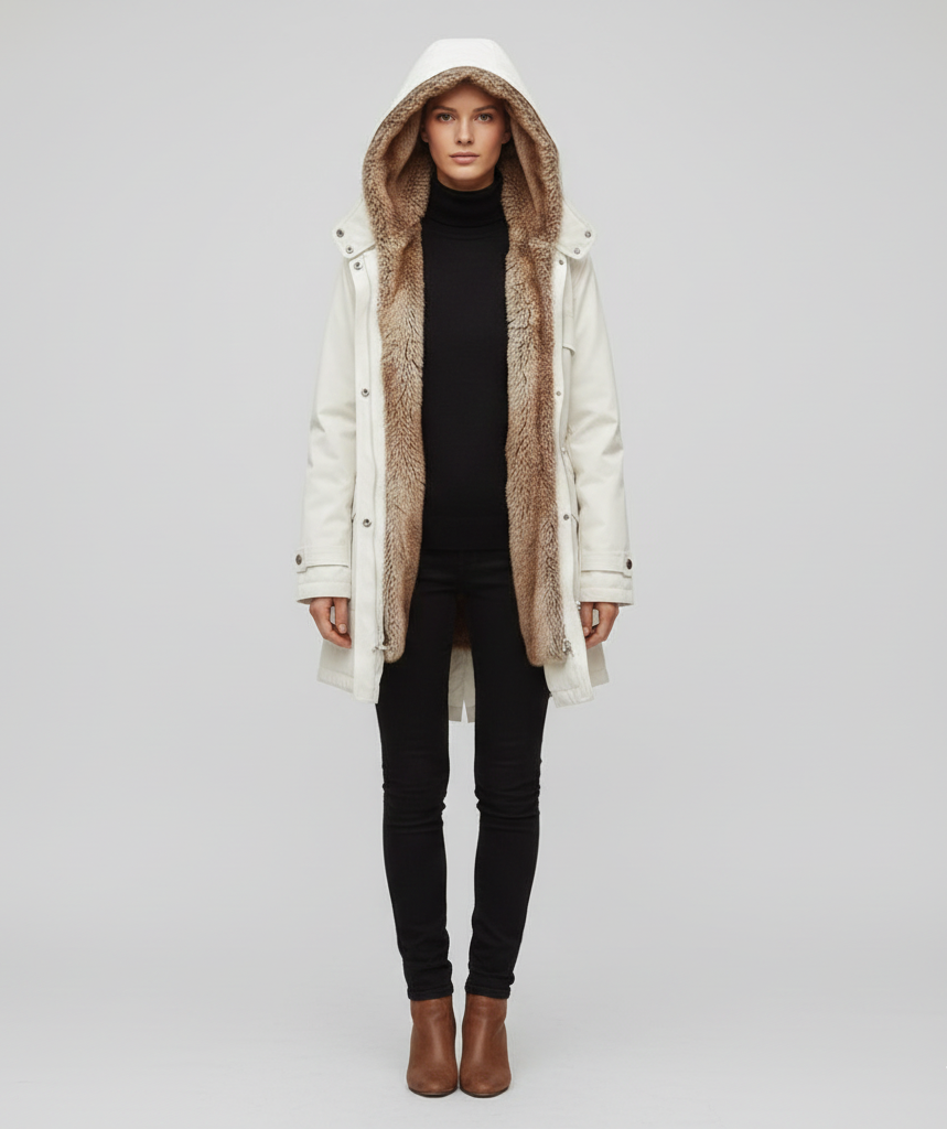 Synthetic Fur Women's Parka