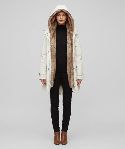 Synthetic Fur Women's Parka