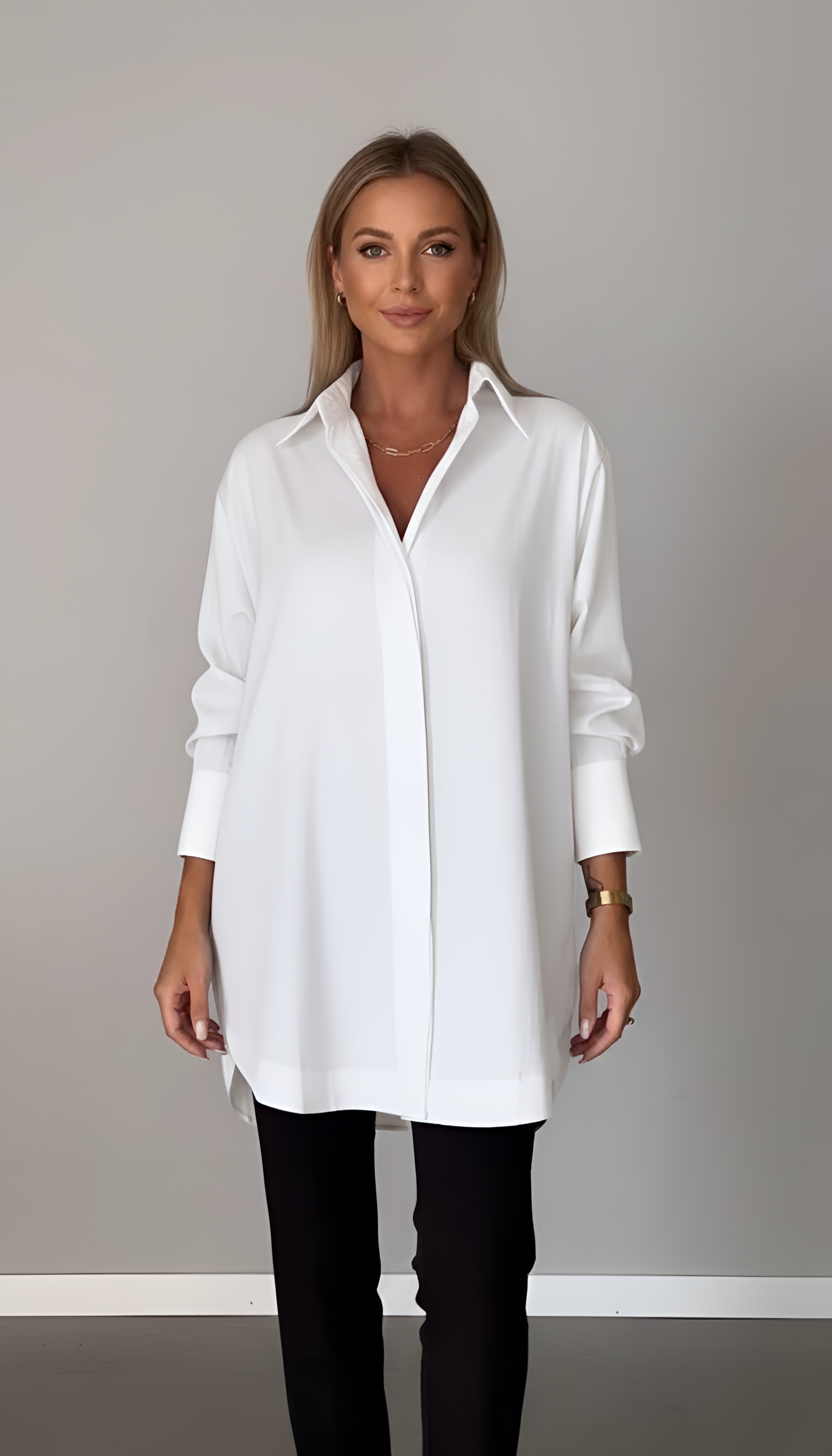 Oversized Women's Cotton Shirt