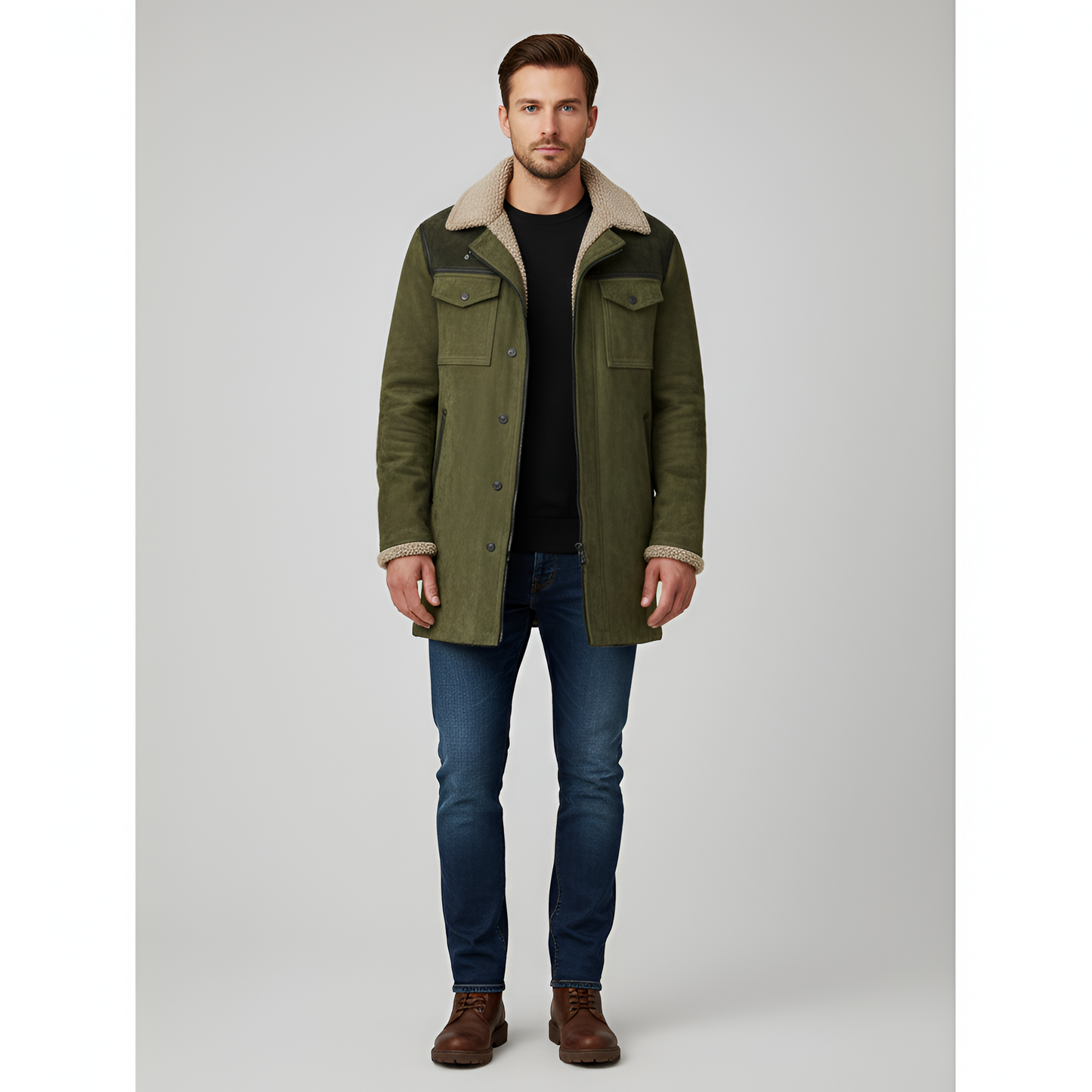 Fleece Lined Men's Jacket