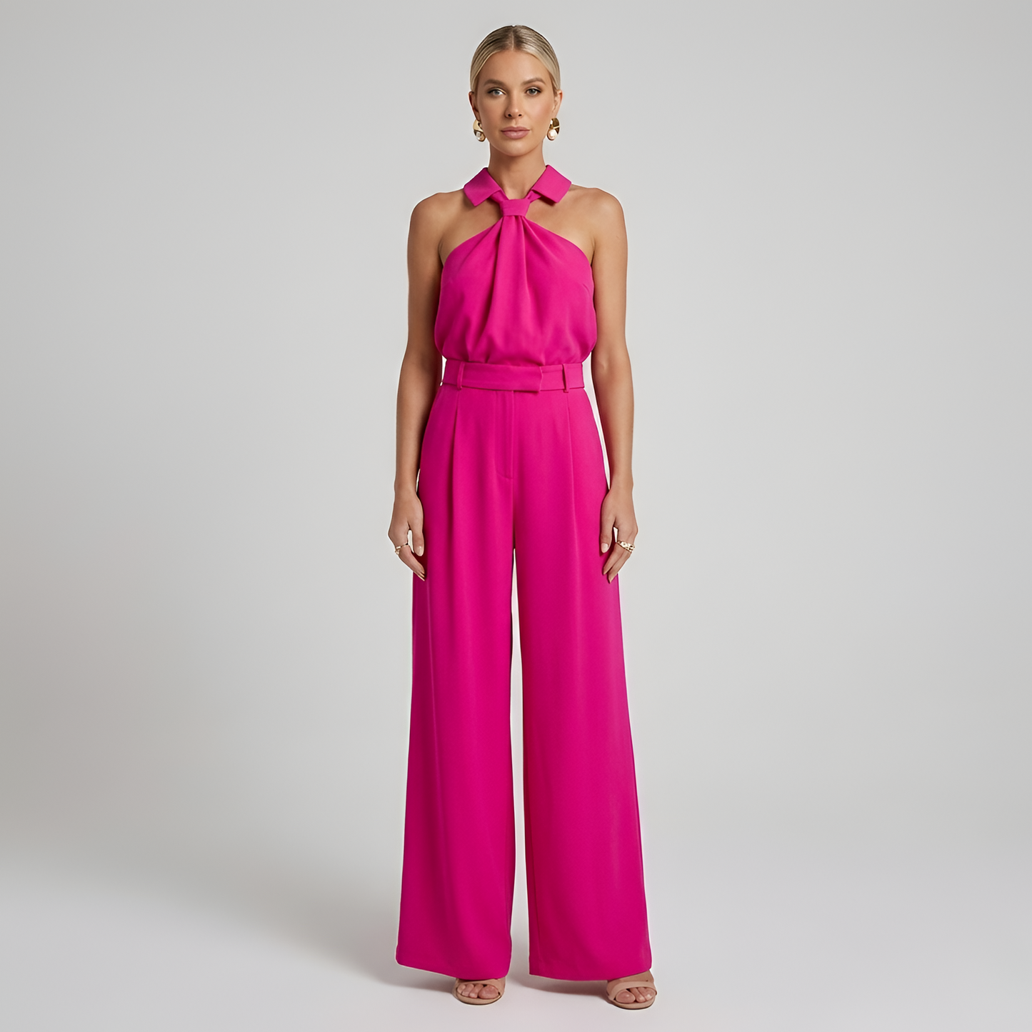 Elegant Wide Leg Jumpsuit