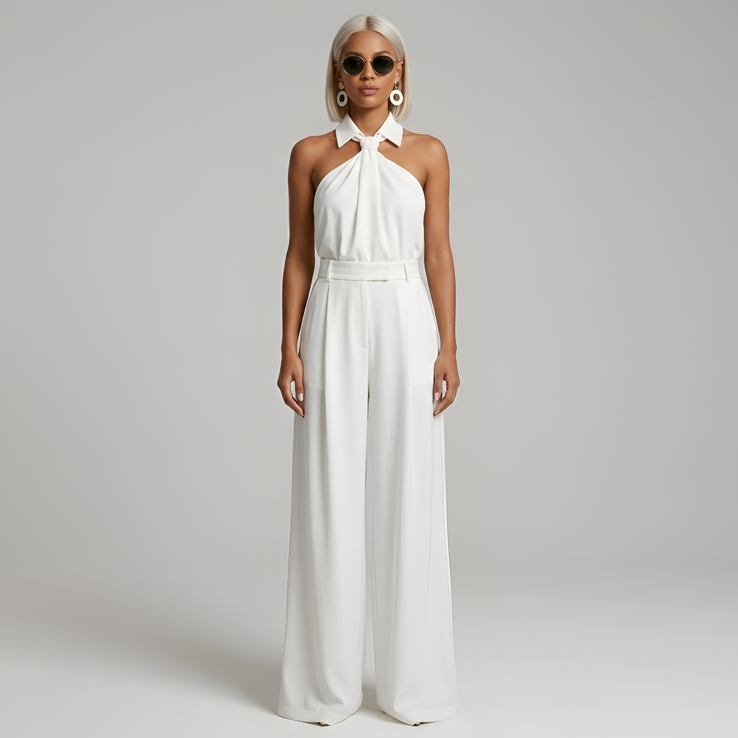 Elegant Wide Leg Jumpsuit