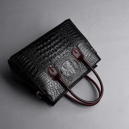 Willow Crocodile Embossed Luxury Handbag