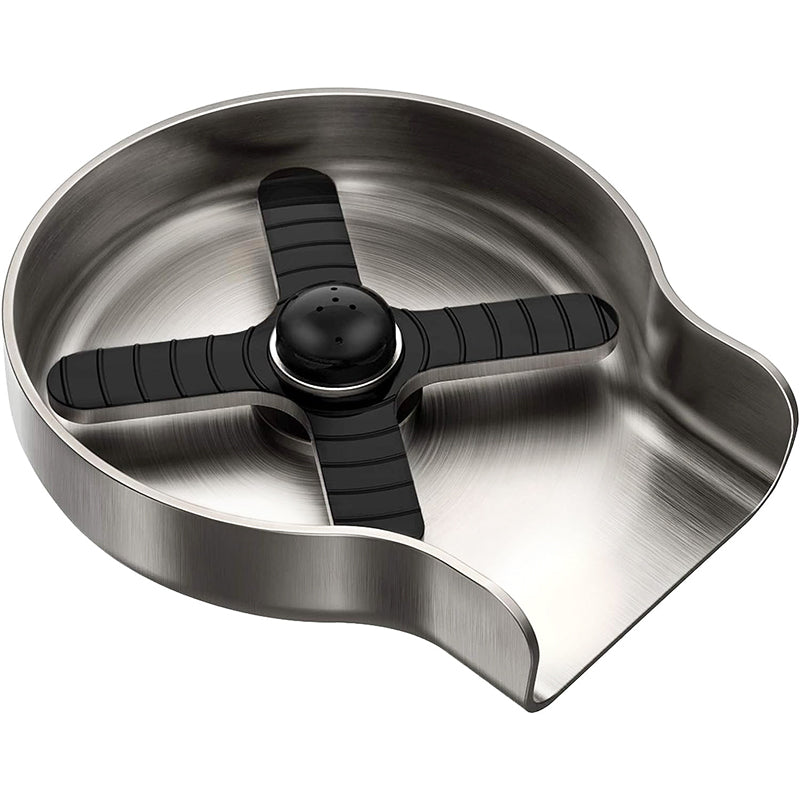 Glass Rinser for Kitchen Sink with Multi-Angle Spray Head and Spring Activation
