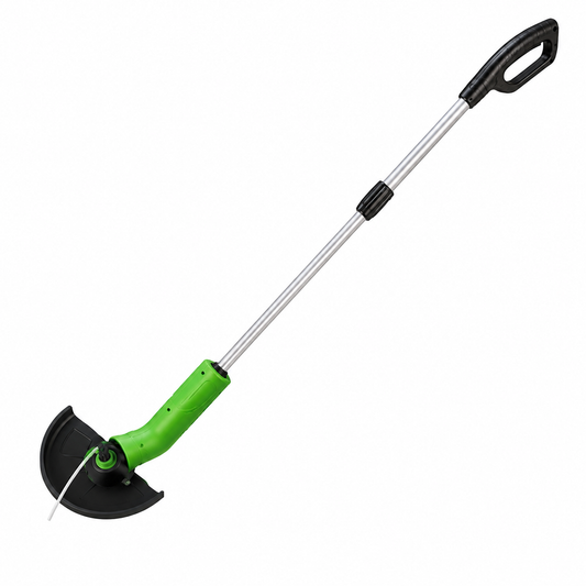 Cordless Grass Cutter with Adjustable Extension Pole and Rotating Blades