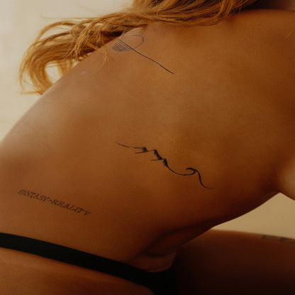 Temporary Tattoo Sheet with Custom Design Option and 7-Day Wear Time