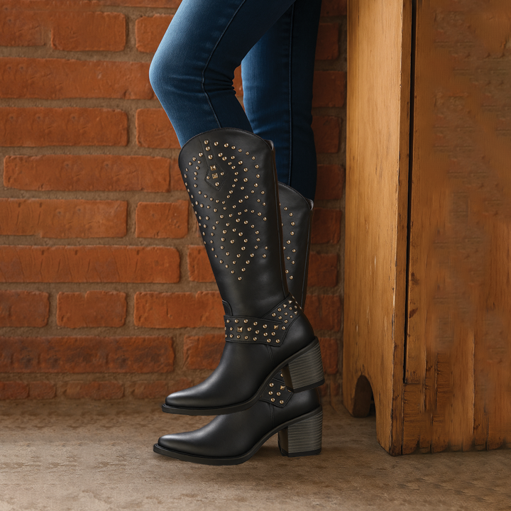 Siena Studded Western Boots