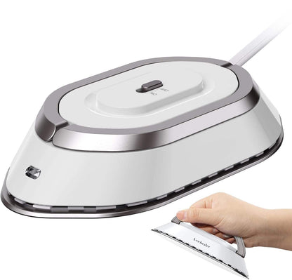 Compact Electric Iron with Foldable Handle and Dual Ironing Modes