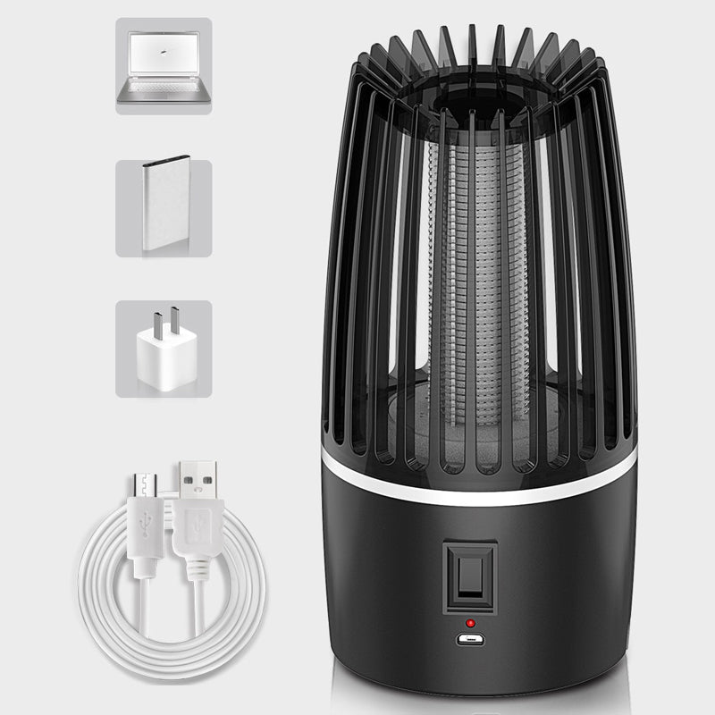 Rechargeable Mosquito Trap with Violet LED Light and Removable Collection Cage