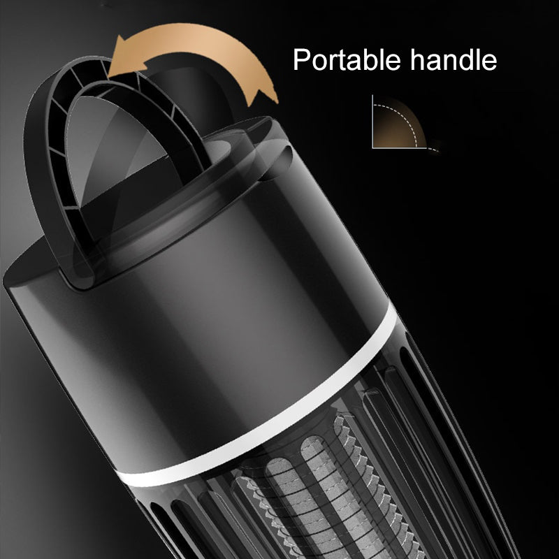 Rechargeable Mosquito Trap with Violet LED Light and Removable Collection Cage