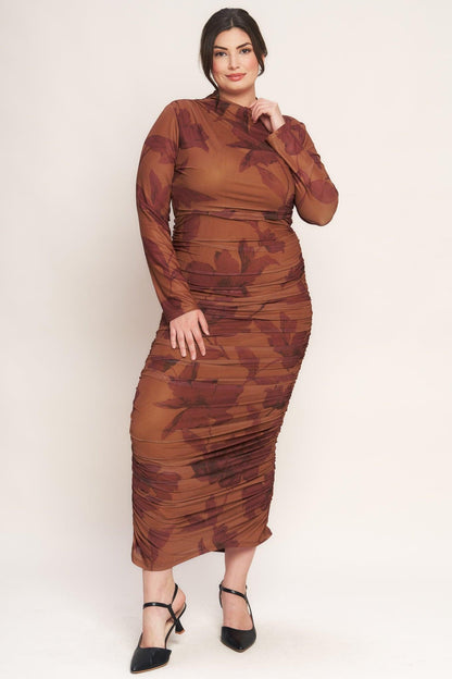 Amara Mesh Midi Dress