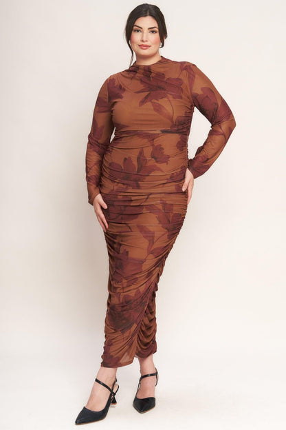 Amara Mesh Midi Dress
