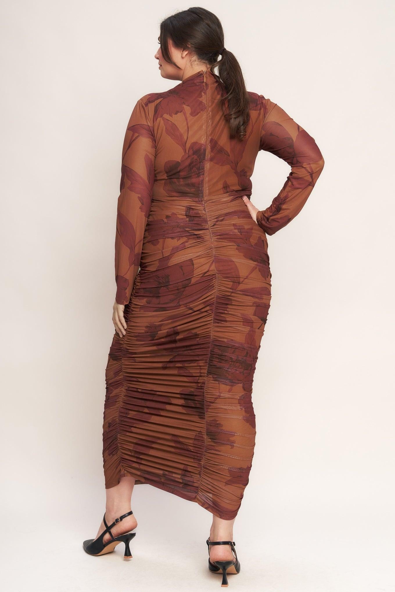 Amara Mesh Midi Dress