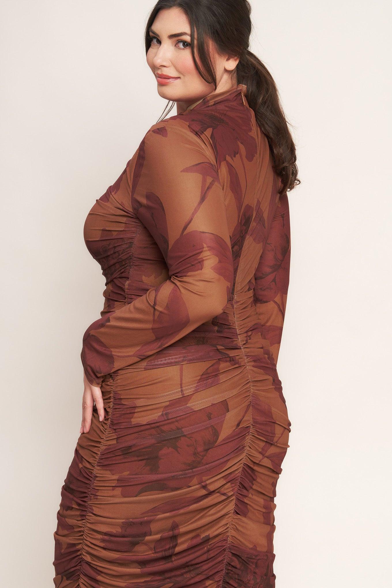 Amara Mesh Midi Dress