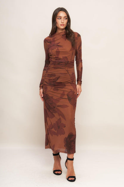 Amara Mesh Midi Dress